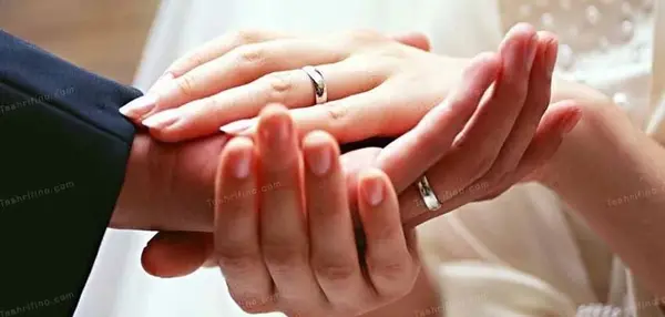 عکس های عاشقانه با حلقه نامزدی