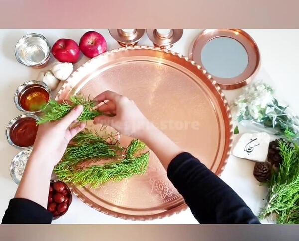 دانلود عکس چیدمان سفره هفت سین