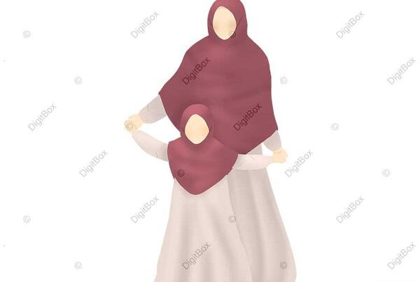 عکس برای پروفایل دخترانه با حجاب کارتونی