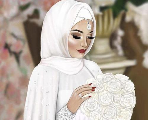 عکس برای پروفایل دخترانه با حجاب کارتونی