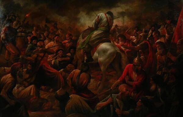 عکس امام حسین در موزه بریتانیا