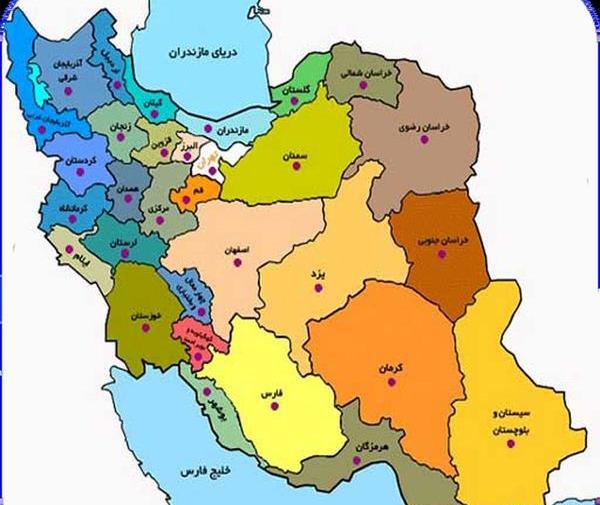 عکس نقشه ی ایران بزرگ