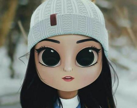 عکس برای پروفایل عروسکی دخترانه