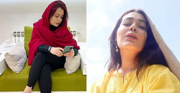 عکس سانیا سالاری با حجاب