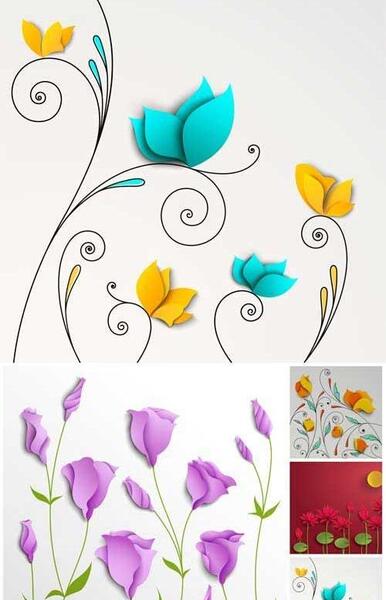 عکس گل حاشیه زیبا
