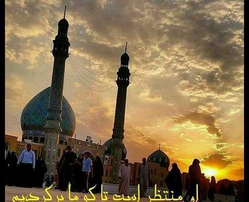 عکس زیبا از حرم امام زمان