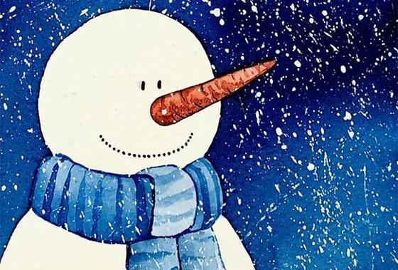عکس آدم برفی قشنگ واقعی