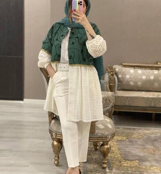 عکس مانتو بهاری دخترانه جدید