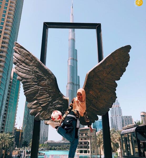 عکس ورزشی بانوان با حجاب