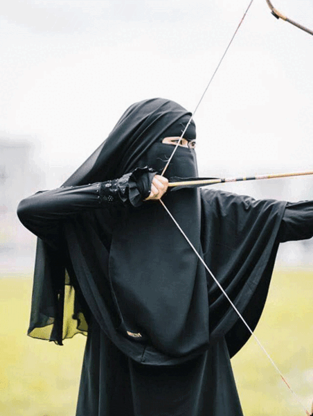 عکس ورزشی بانوان با حجاب