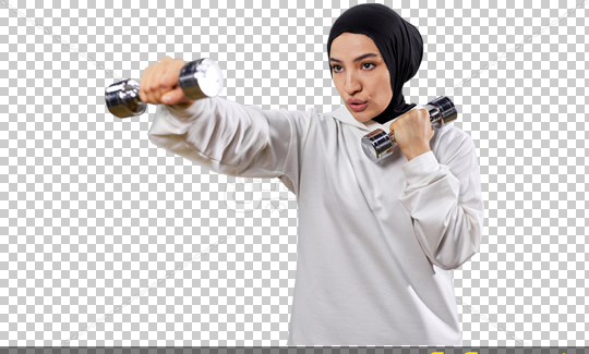 عکس ورزشی بانوان با حجاب