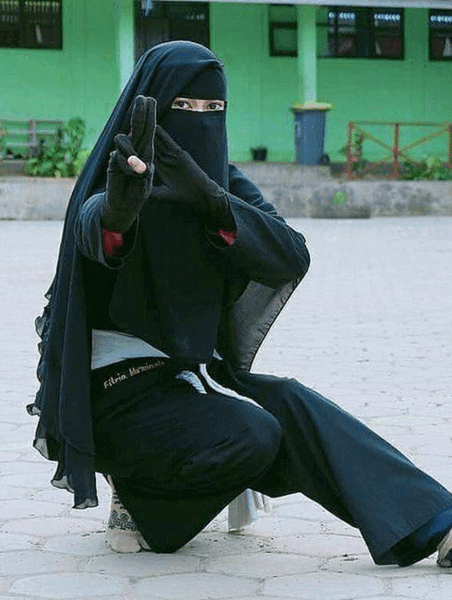 عکس ورزشی بانوان با حجاب