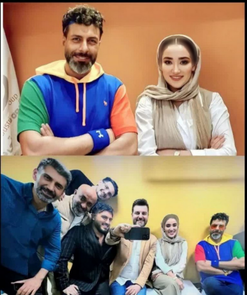 عکس بهاره افشاری برادرش