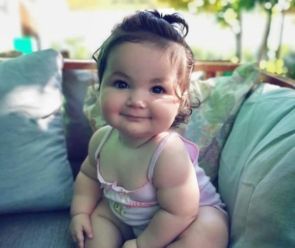 عکس دختر بچه نوزاد تپل