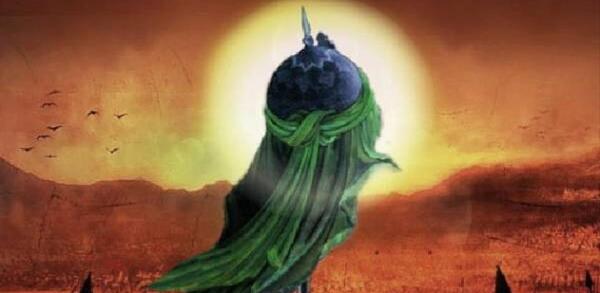 عکس امام حسین بر روی اسب