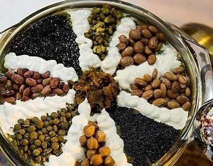 عکس هایی از تزیین آش رشته