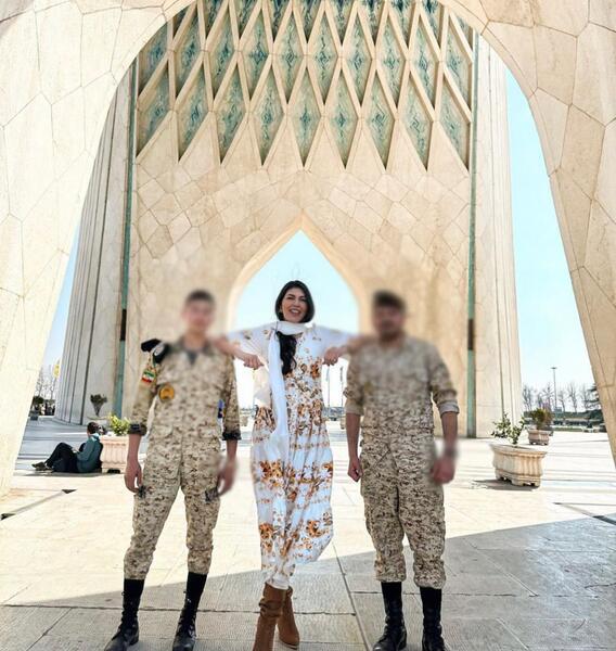 عکس با حجاب ترین زن دنیا