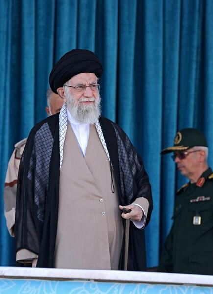 عکس رهبر ایران در دانشگاه امریکا