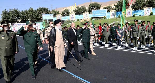 عکس رهبر ایران در دانشگاه امریکا