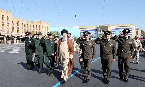 عکس رهبر ایران در دانشگاه امریکا