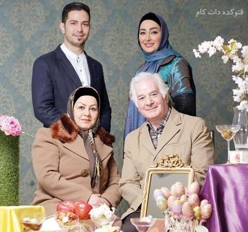 عکس همسر و بچه های الهام حمیدی
