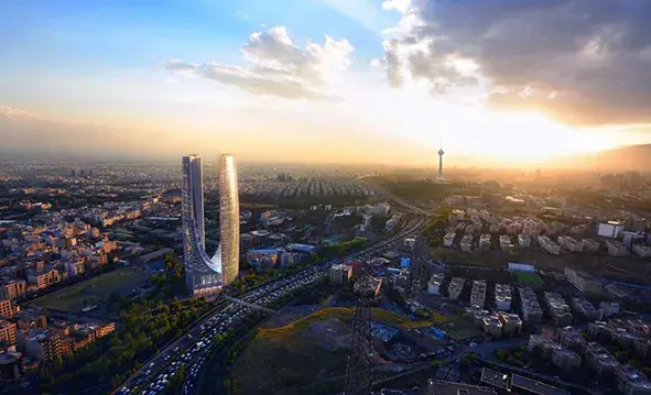 عکس برج آسمان تهران