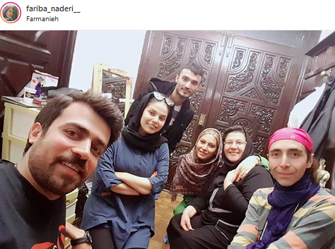 عکس بچه ی فریبا نادری