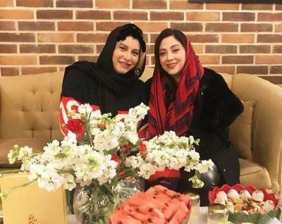 عکس بچه ی فریبا نادری