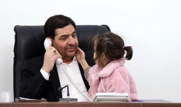 عکس بچه رئیس جمهور
