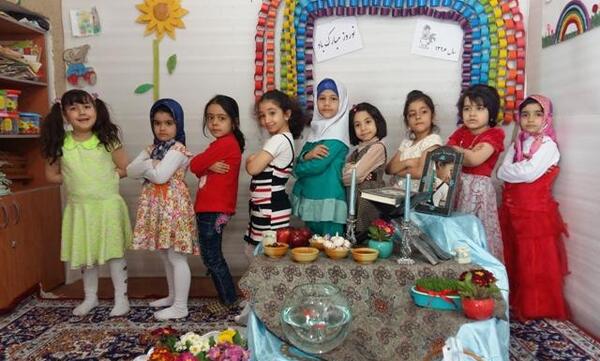 عکس سفره هفت سین برای پیش دبستانی