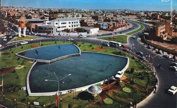 عکس قدیم میدان امام حسین تهران