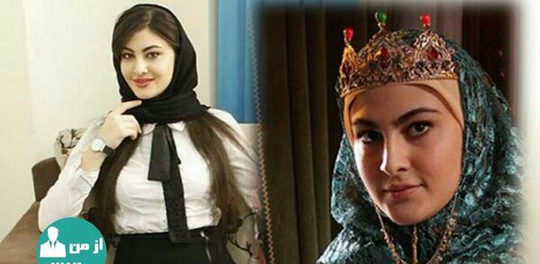 عکس بازیگر اهو در بانوی عمارت