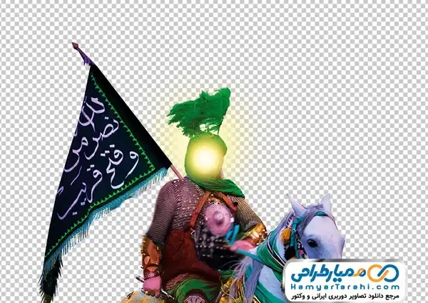 عکس امام حسین سوار اسبش