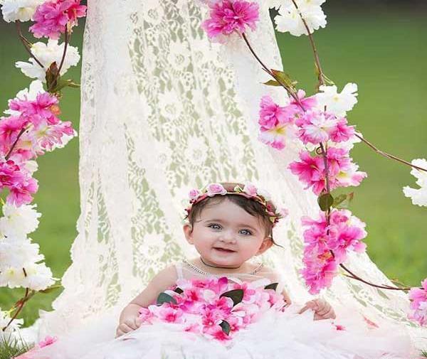 ژست عکس بهاری