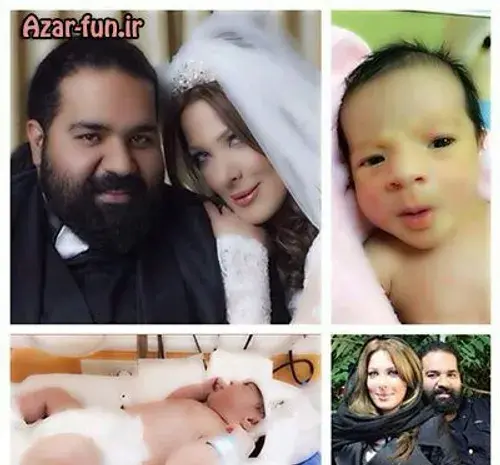 عکس همسر و بچه علی صادقی