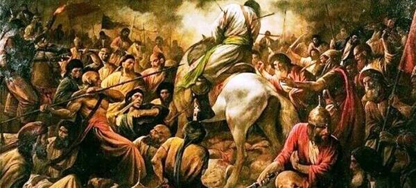 عکس امام حسین شهید شدن