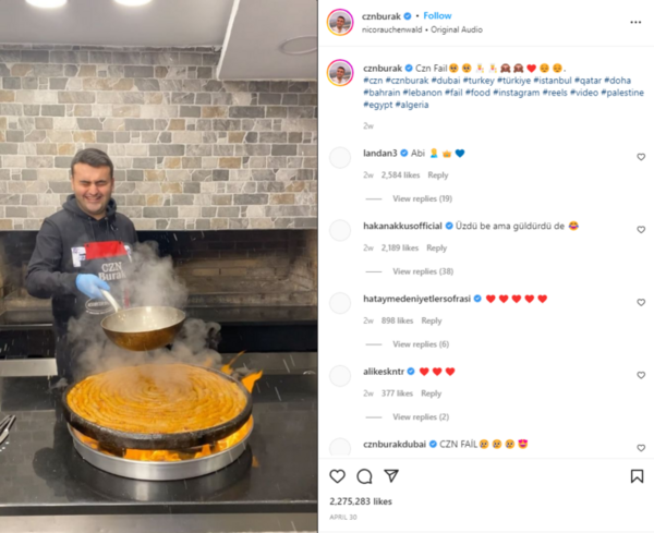 عکس غذا برای پروفایل اینستا