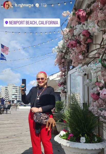 عکس بهاره رهنما در آمریکا