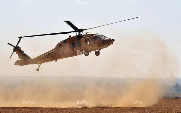 عکس نقاشی هلیکوپتر آتش نشانی