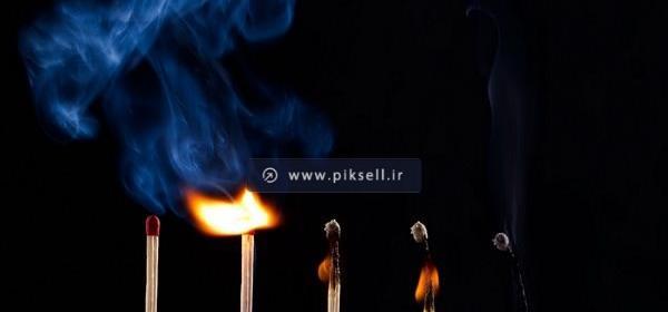 عکس اتش کبریت