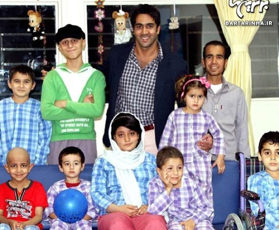 عکس همسر و بچه پوریا پورسرخ