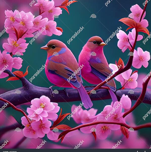 عکس شکوفه بهاری کودکانه