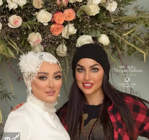 عکس همسر و بچه الهام حمیدی