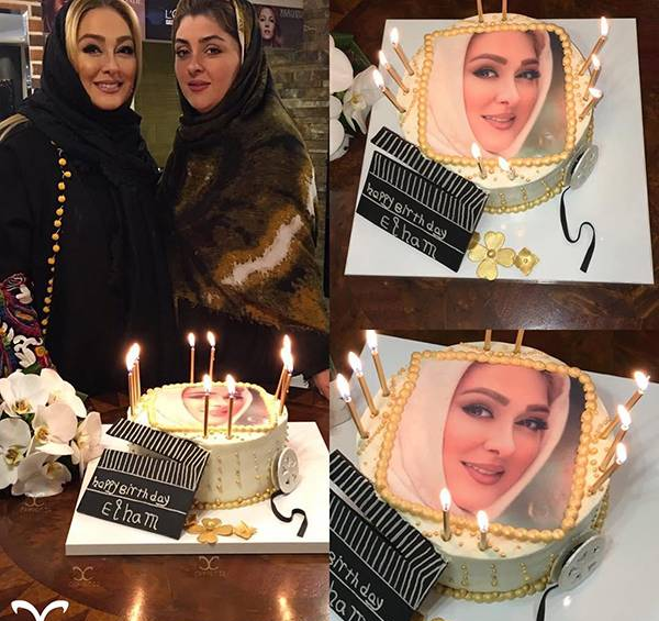 عکس همسر و بچه الهام حمیدی