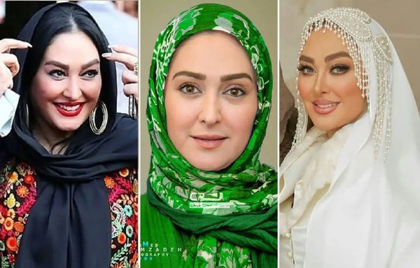 عکس همسر و بچه الهام حمیدی