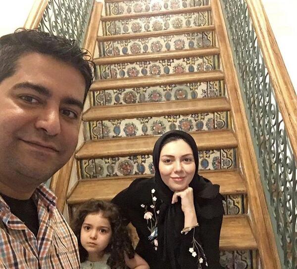 عکس ازاده نامداری و همسرش