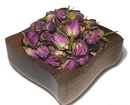 عکس غنچه گل محمدی خشک