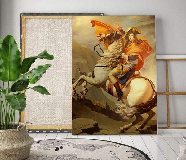 عکس نقاشی اسب رنگ شده