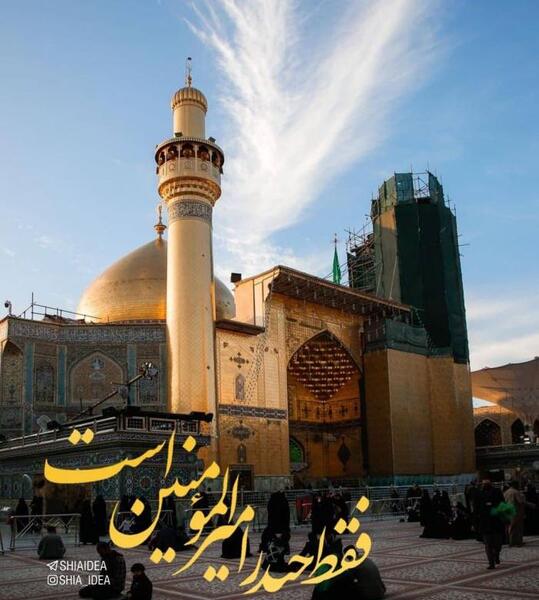 عکس حرم امام علی برای پروفایل