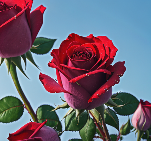 عکس گل قرمز برای پروفایل شاد